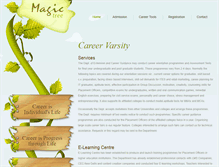 Tablet Screenshot of careervarsity.com